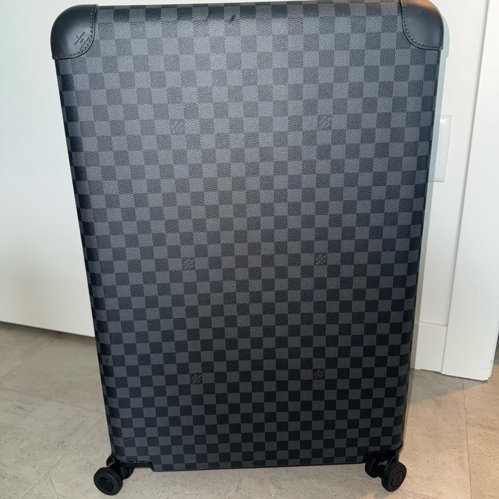 3 PIECE: Checkered Black Luggage Set